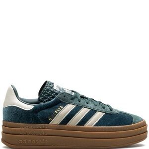 Adidas Gazelle Bold Teal and Cream Sneakers